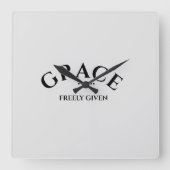 Genadeklok Vierkante Klok (Voorkant)