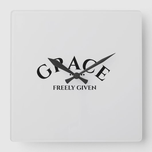 Genadeklok Vierkante Klok (Voorkant)