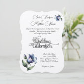 Genadevolle viering van liefde met elegante Bellfl Kaart (Staand voorkant)