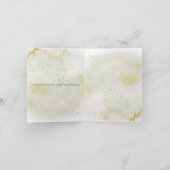 Genadig met liefde doop gevouwen uitnodiging (Binnen)