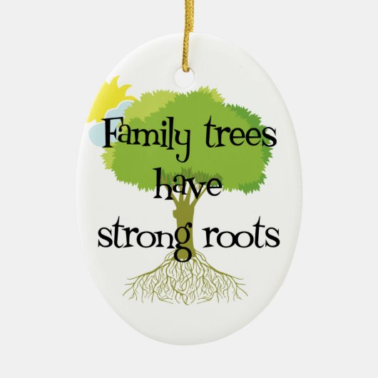 Genalogie Family Tree Ornament (Voorkant)