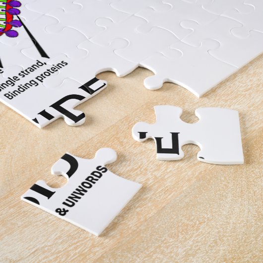 Genalogisch DNA Inside (Genalogist Attitude) Legpuzzel (Zijkant)