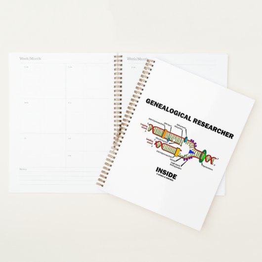 Genalogisch onderzoeker in DNA-replicatie Planner (Display)