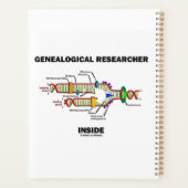 Genalogisch onderzoeker in DNA-replicatie Planner (Achterkant)