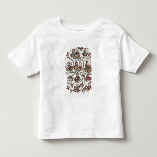 Genalogische boom van Laban Kinder Shirts (Voorkant)