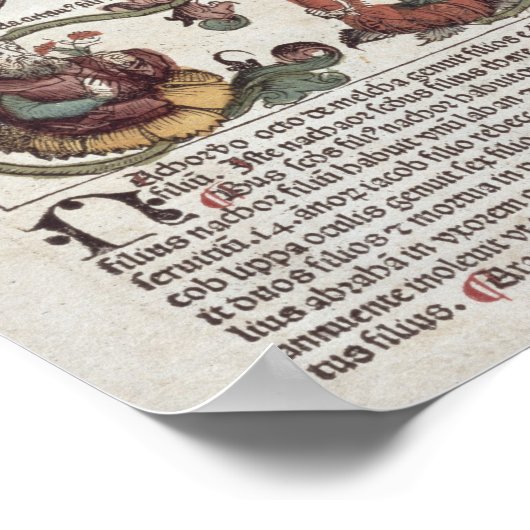 Genalogische boom van Laban Poster (Hoek)