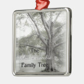 Genalogische familieboom metalen ornament (Links)