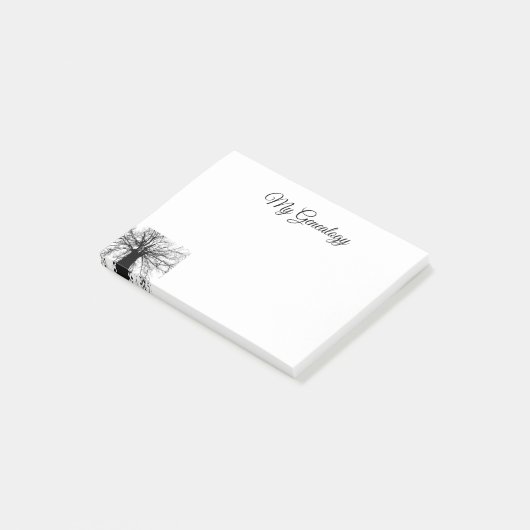 Genalogische familieboom post-it® notes (Schuin)