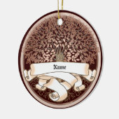 Genalogische stamboom keramisch ornament (Links)