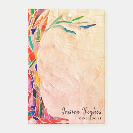 Genalogist Family Tree beige Post-it® Notes (Voorkant)