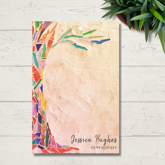 Genalogist Family Tree beige Post-it® Notes