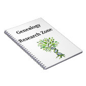 Genalogist Research Zone DNA Boom Ancetica Notitieboek (Rechterzijde)
