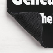 Genalogisten gebruiken hun telling muismat (Hoek)