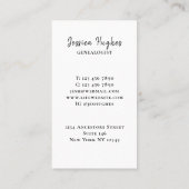 Genalogistisch familiehistorisch overzicht Paars Visitekaartje (Achterkant)