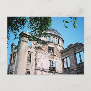 Genbaku Dome voor vrede in Hiroshima Briefkaart