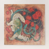 Genbu: Gate of Waters - Mystical Nihonga Inspired Legpuzzel (Horizontaal)