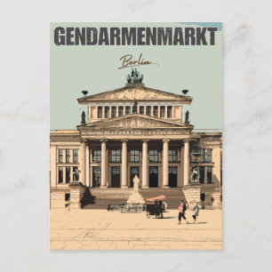 Gendarmenmarkt Berlijn plein - de Konzerthaus Briefkaart