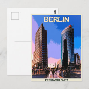 Gendarmenmarkt Berlijn plein - potsdamer platz Briefkaart
