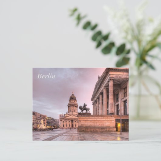 Gendarmenmarkt Berlin Briefkaart (Staand voorkant)