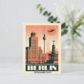 Gendarmenmarkt Berlin plein - postdamer platz Briefkaart (Staand voorkant)