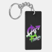 Gender Anarchy - Genderqueer  voornaamwoorden Sleutelhanger (Voorkant Links)