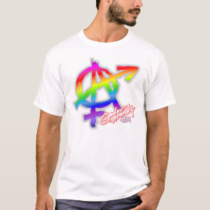 Gender Anarchy (voorzijde print) - Rainbow shirt