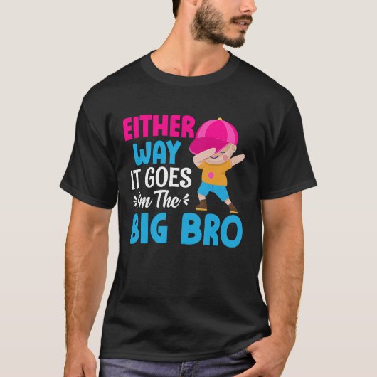 Gender Announcement Either Way it goes I'm The Bi T-shirt (Voorkant)