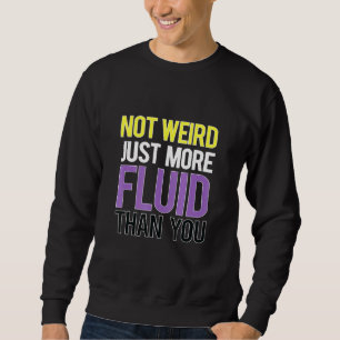 Gender Fluid Flag Enby Genderqueer Non Binary Trui