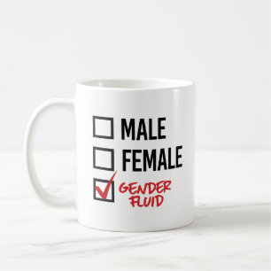 Gender Fluid - Maak je geen zorgen over mijn gesla Koffiemok