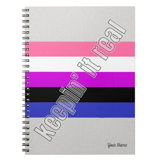 Gender Fluid Pride Notitieboek (Voorkant)