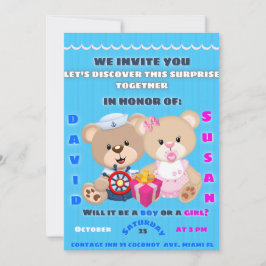 gender invitation kaart