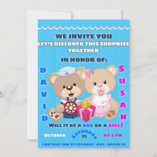 gender invitation kaart