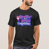Gender is een sociale constructie Genderfluid Prid T-shirt (Voorkant)