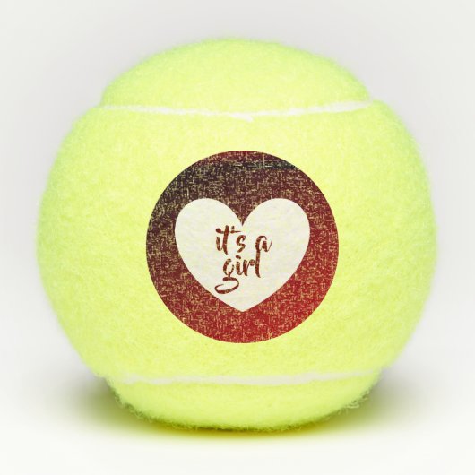 gender laat tennisbal zien door dalDesignNZ Tennisballen (Voorkant)