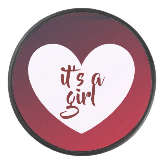 gender laat zien dat dalDesignNZ Hockey Puck (Voorkant)