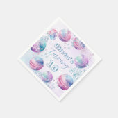 Gender neutraal Bath bom maken verjaardagsfeestje Servet (Hoek)