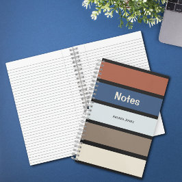 Gender Neutraal Monogrammed Volledige Naam Nota's Notitieboek