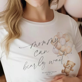 Gender Neutraal Vroeg wachten, aanstaande moeder T-shirt