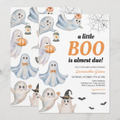 Gender Neutral A Little Boo Baby Shower Kaart (Voorkant / Achterkant)