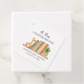 Gender Neutral A New Chapter Begins Baby Shower Bedankjes Labels (In situ)