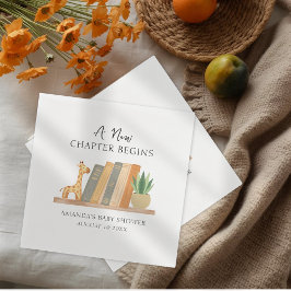 Gender Neutral A New Chapter Begins Baby Shower Servet