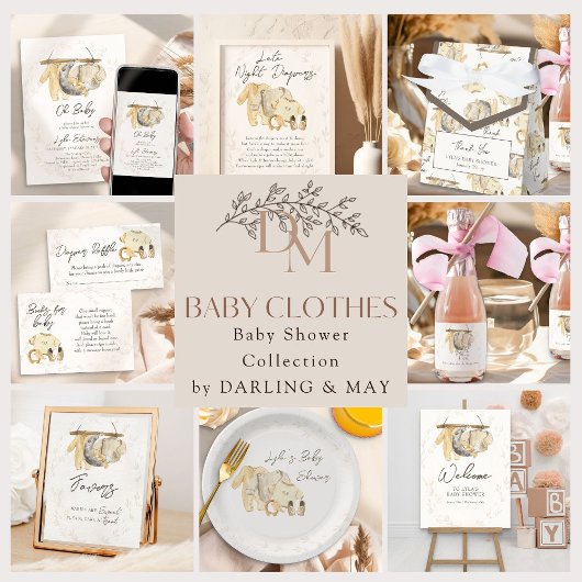 Gender Neutral Baby Kleding Baby shower Dank u Bedankjes Labels