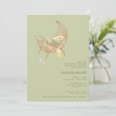 Gender Neutral Boho Baby Sprinkle Shower Kaart (Staand voorkant)