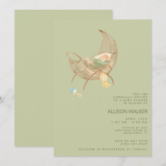 Gender Neutral Boho Baby Sprinkle Shower Kaart