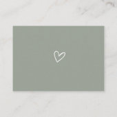 Gender Neutral Book Request Baby shower Informatiekaartje (Achterkant)