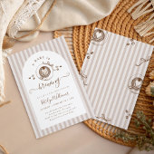 Gender Neutral Coffee Baby Shower Invitation Kaart