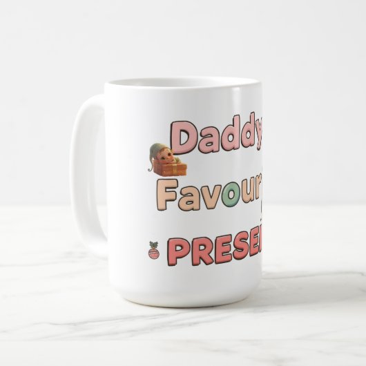 Gender-Neutral, Cute Personalized Mug Koffiemok (Voorkant links)