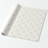 Gender Neutral Gift Wrap | Sand Hearts Cadeaupapier (Uitgerold)