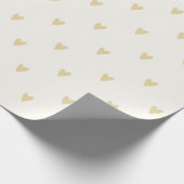 Gender Neutral Gift Wrap | Sand Hearts Cadeaupapier (Hoek)