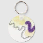 Gender Neutral Hebrew Pronoun, Nonbinary Colors Sleutelhanger (Achterkant)